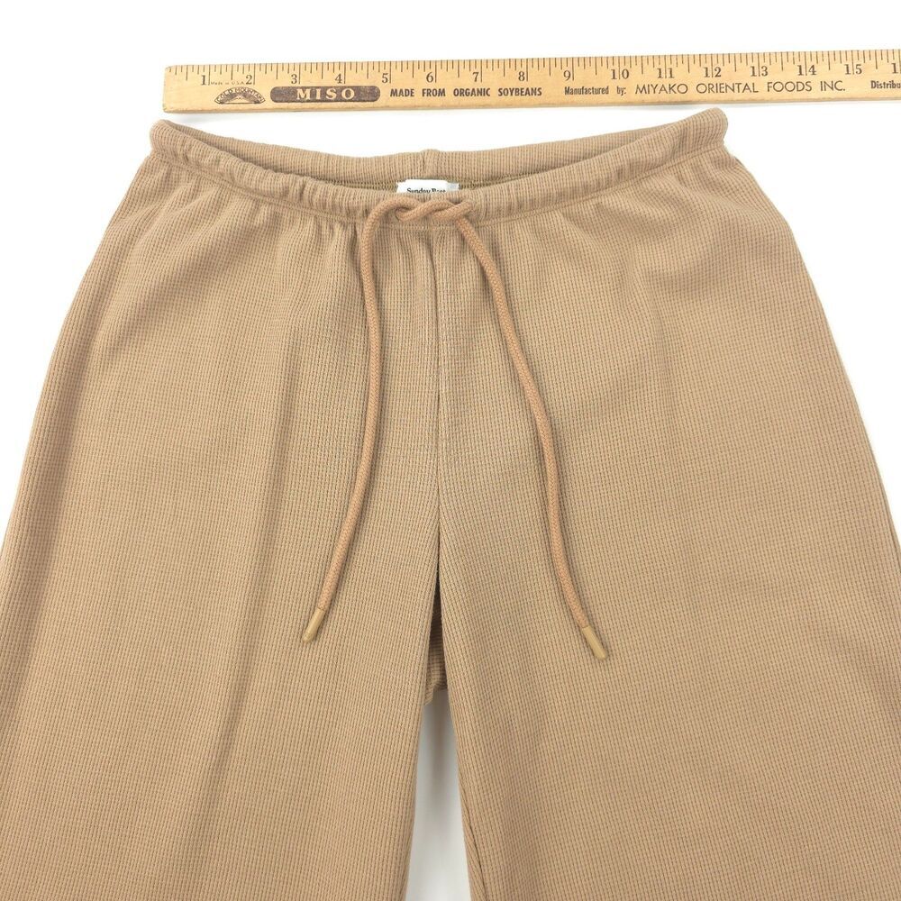 NEW Aritzia Sunday Best Baby Waffle Gilmore Wide Pant 90s Y2k Lounge Clean Girl - Picture 3 of 9